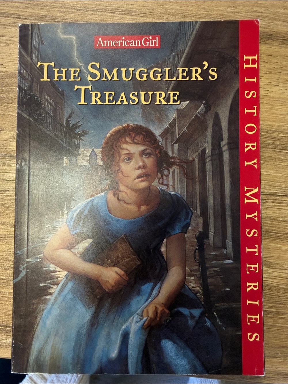 American Girl The Smuggler's Treasure - Blue Cover with Red Spine